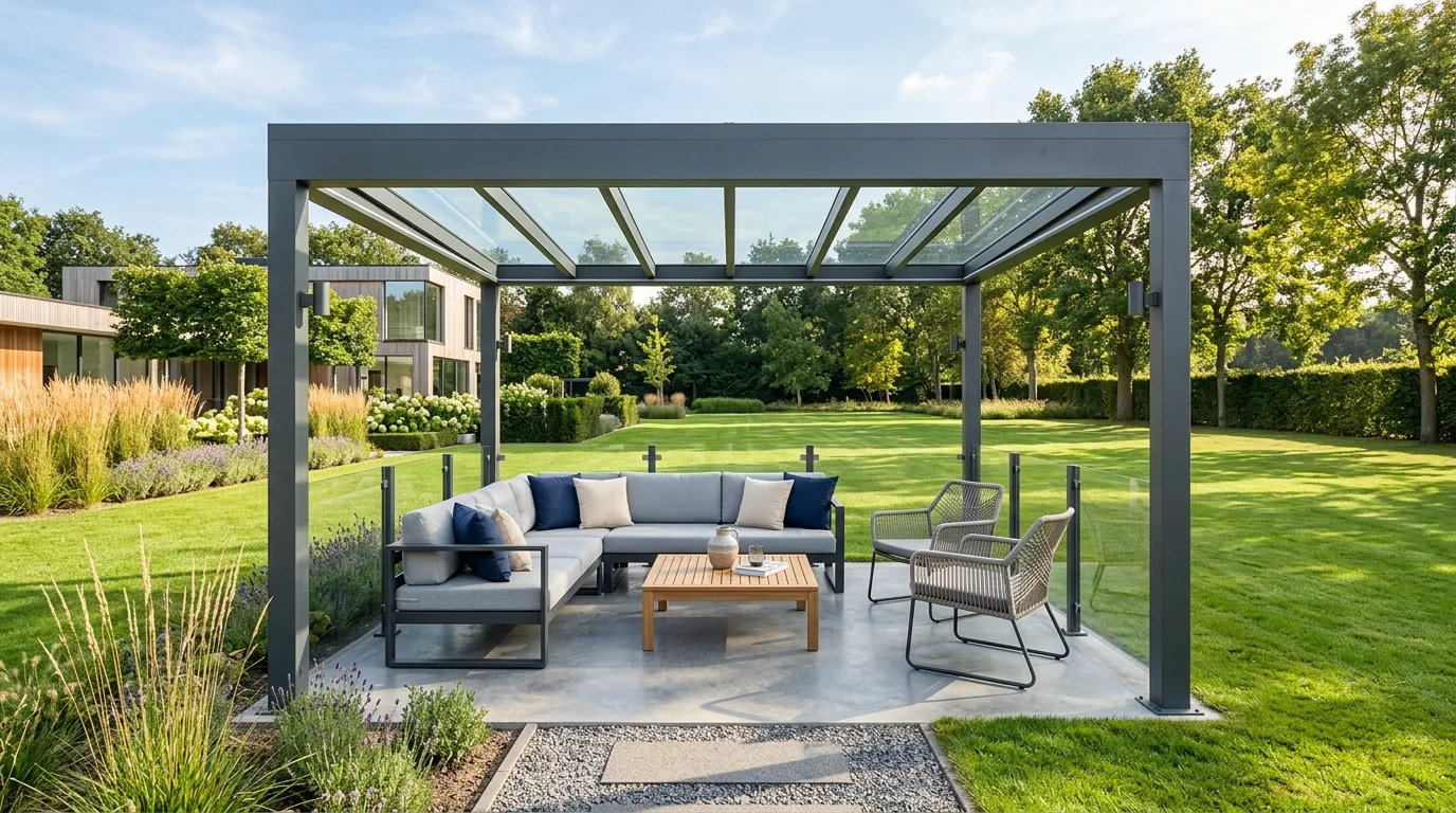 Gazebo With Lounge Seating